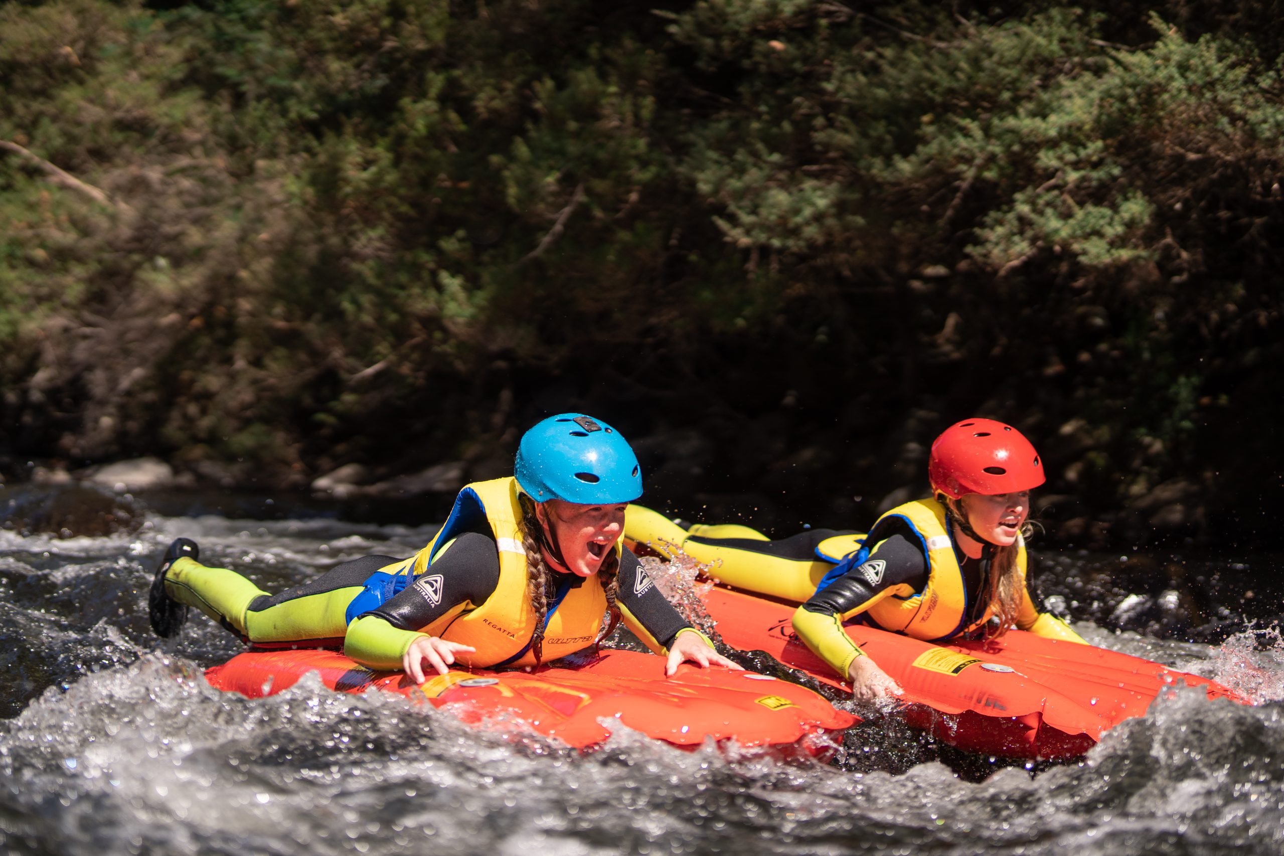 Meander Wilderness Experiences offer the ultimate river sledding experience in Tassie!